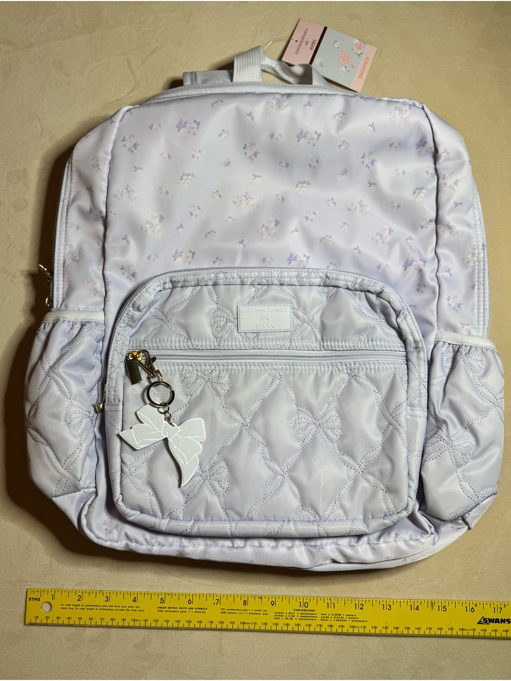LoveShackFancy × Target - Yoobi Everblooming Rosettes Ditsy Backpack
